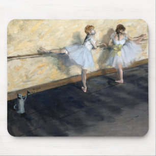 Dancers Practicing at the Barre, Edgar Degas Mouse Mat