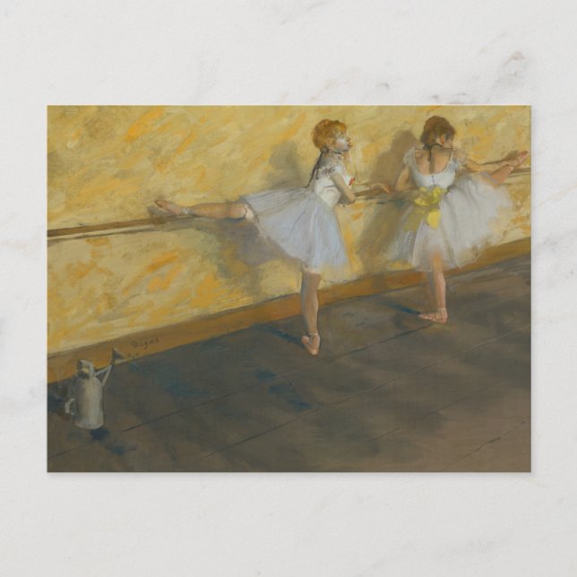 Dancers Practicing at the Barre - Edgar Degas  Postcard (Front)