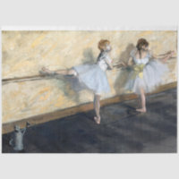 Dancers Practicing at the Barre, Edgar Degas