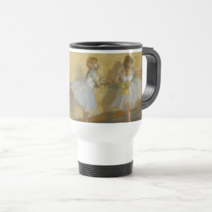 Dancers Practicing at the Barre - Edgar Degas  Travel Mug