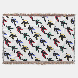 dancers throw blanket