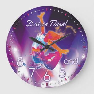 Dancer's Time Wall Clock