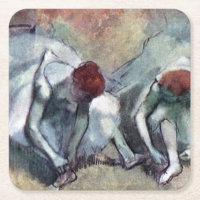 Dancers Tying Their Shoes, Edgar Degas