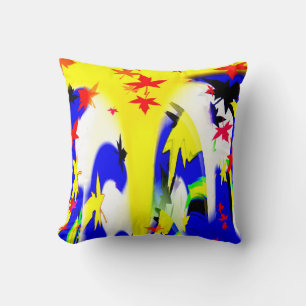 Dances with leaves cushion