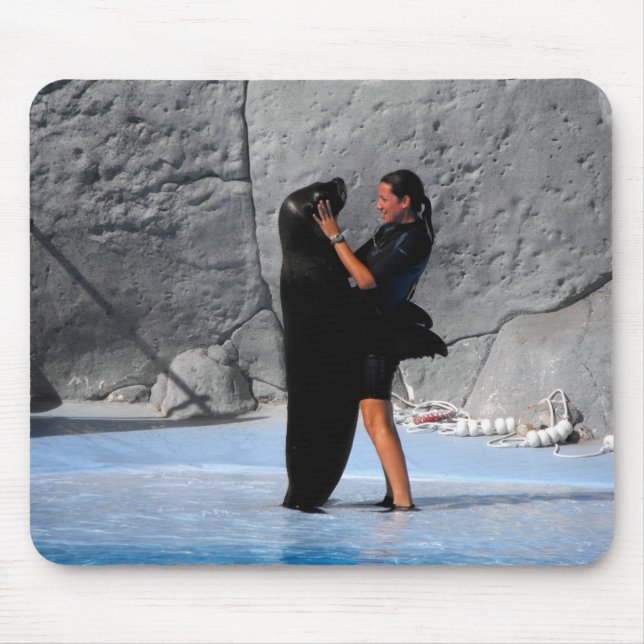 Dances with sea lions mouse mat (Front)