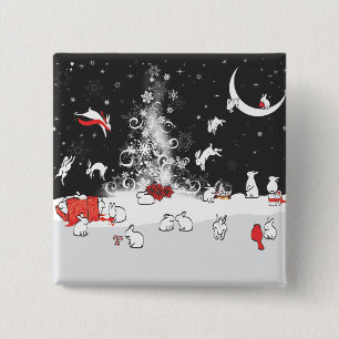 DANCING 15 CM SQUARE BADGE