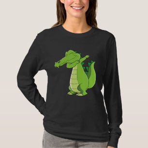 Dancing Alligator Funny Dabbing Alligator T-Shirt