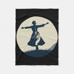 Dancing Alpine Maria Sound Of Music Family Musical Fleece Blanket