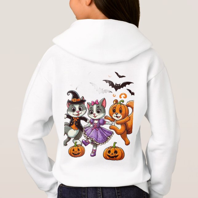 Dancing Animals in Halloween Costumes (Back)