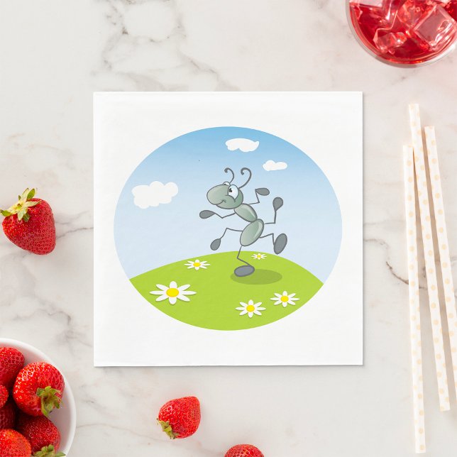 Dancing Ant Napkin (Creator Uploaded)