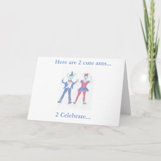 Dancing Ants Children's Birthday Card