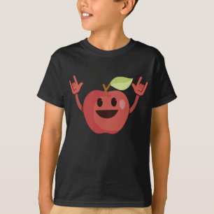 Dancing Apple Funny Vegan Healthy Fruit Dance Love T-Shirt