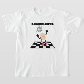Dancing Arepa Funny Bilingual Venezuelan Arepa T-Shirt