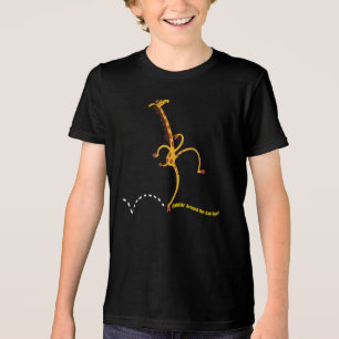 DANCING AROUND BAD "STUFF" GIRAFFE by Jeff Willis Tri-Blend Shirt