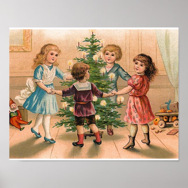 Dancing Around the Christmas Tree Poster (Front)