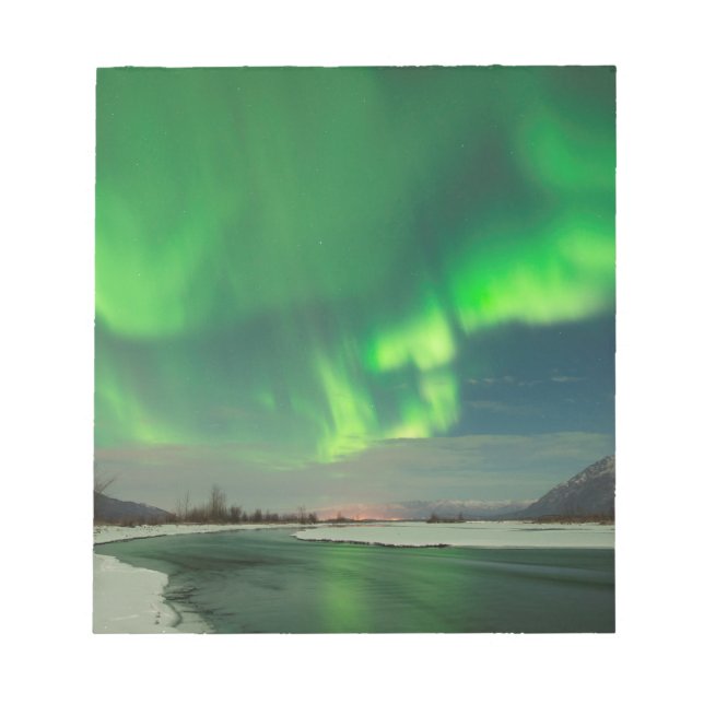 Dancing Aurora Notepad (Front)
