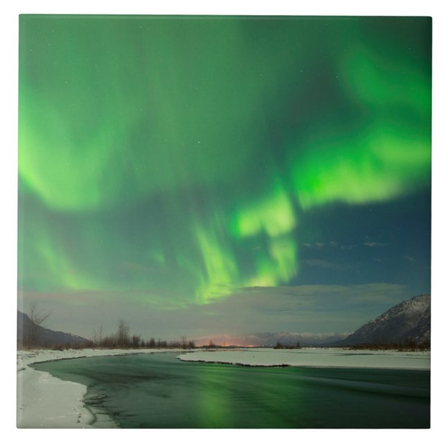 Dancing Aurora Tile (Front)