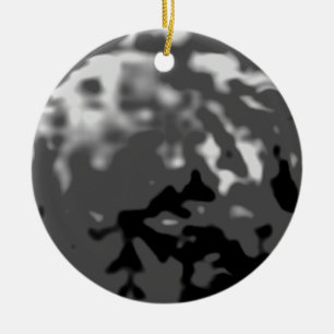Dancing Ball Grey Red Trans MUSEUM Zazzle Gifts Ceramic Tree Decoration
