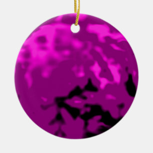 Dancing Ball Purple Red Trans MUSEUM Zazzle Gifts Ceramic Tree Decoration