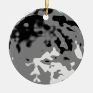 Dancing Ball Sliv Silver Trans MUSEUM Zazzle Gifts Ceramic Tree Decoration