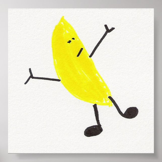 Dancing Banana Poster (Front)