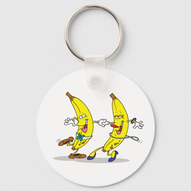 Dancing Bananas Keychain (Front)