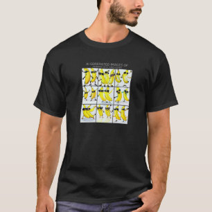 Dancing Bananas Sunglasses Ai Generated Art Meme T-Shirt