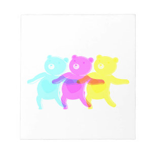 Dancing bears notepad