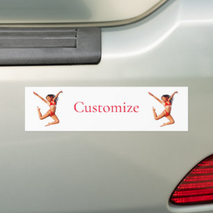 Dancing Bikini Model Thunder_Cove Bumper Sticker