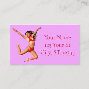 Dancing Bikini Model Thunder_Cove Business Card