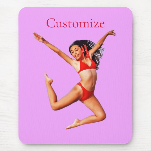Dancing Bikini Model Thunder_Cove Mouse Mat (Front)