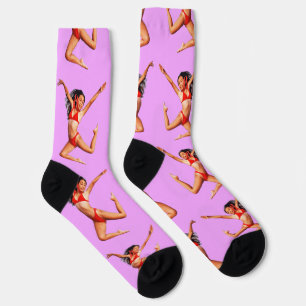 Dancing Bikini Model Thunder_Cove Socks