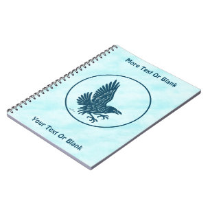 Dancing Blue Raven Notebook