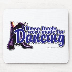 Dancing Boots Mouse Mat