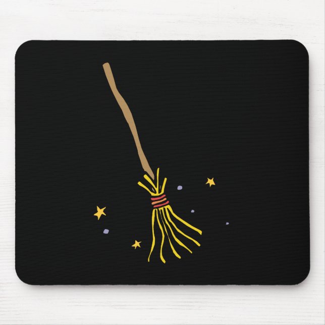 Dancing Broom Mouse Mat (Front)