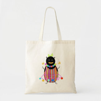 Dancing bug in a skirt  tote bag