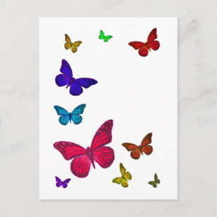 Dancing Butterflies Postcard
