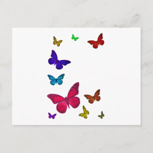 Dancing Butterflies Postcard