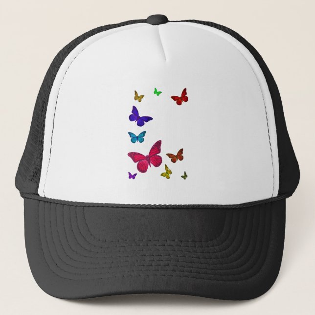 Dancing Butterflies Trucker Hat (Front)