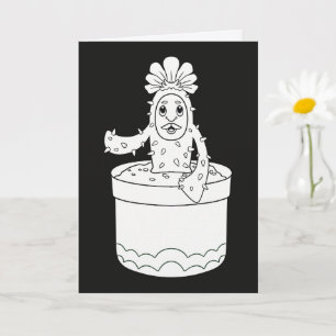 Dancing Cactus Card