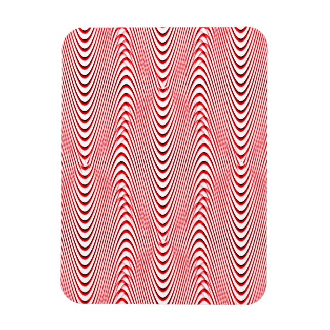 Dancing Candy Canes... Magnet (Vertical)