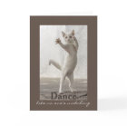Dancing Cat Birthday Card