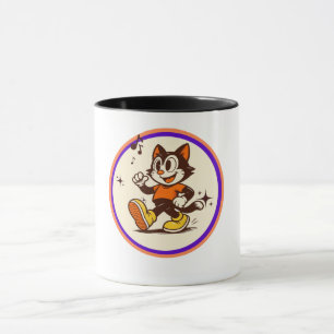 Dancing Cat Mug