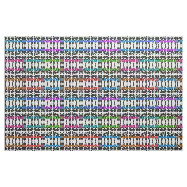 Dancing Cats Fabric (Yard)