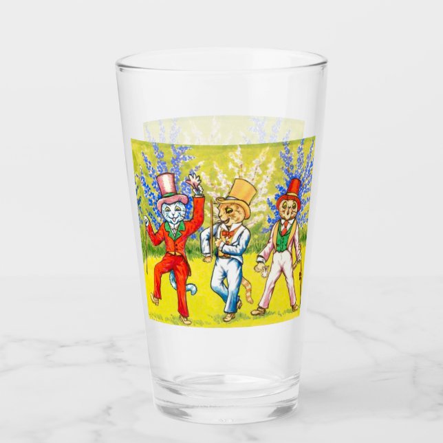 Dancing Cats Glass (Front)