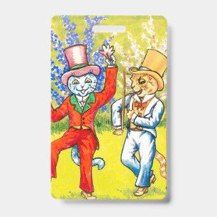 Dancing Cats ID Badge
