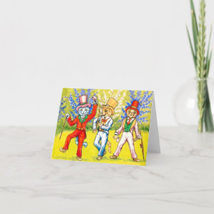 Dancing Cats Invitation