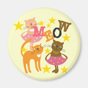 Dancing Cats Magnet