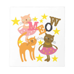 Dancing Cats Notepad