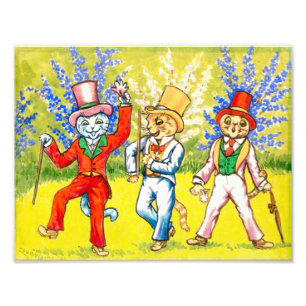 Dancing Cats Photo Print